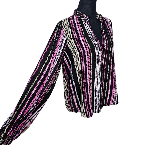 Anthropologie Maeve Peasant Blouse Collette Balloon Sleeve V-Neck Size Small - Picture 9 of 16